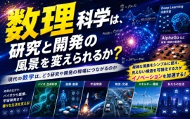 数理科学は、研究と開発の風景を変えられるか：研究応援 vol.35 数理科学 特集紹介