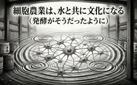 細胞農業は、水と共に文化になる（発酵がそうだったように）